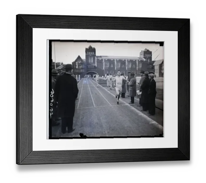 Framed Print : Runner Winning One-Mile Event Framed Print : Runner Winning One-Mile Event