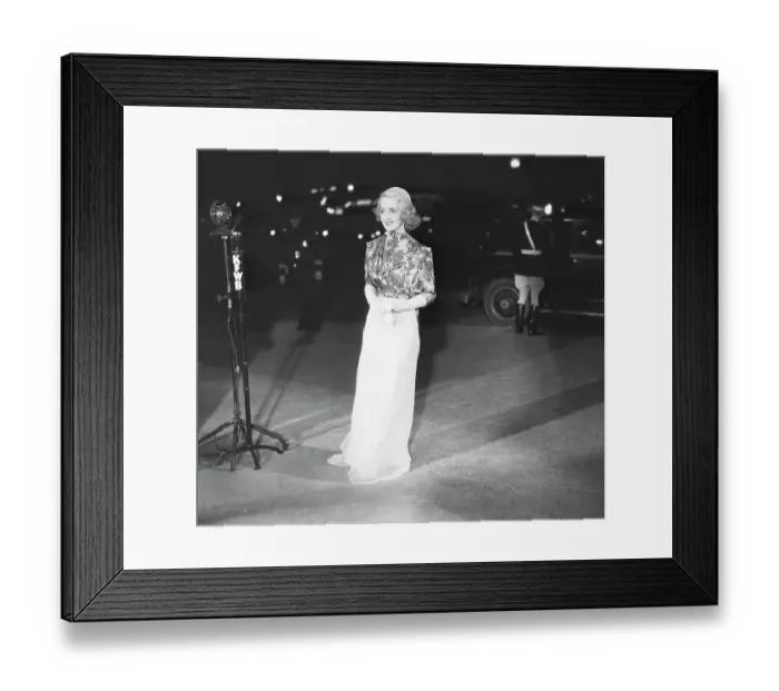 Framed Print : Bette Davis Attending Film Premiere Framed Print : Bette Davis Attending Film Premiere