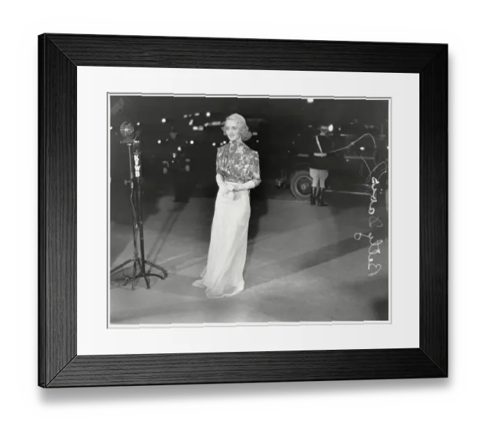 Framed Print : Young Bette Davis Wearing Formal Attire Framed Print : Young Bette Davis Wearing Formal Attire