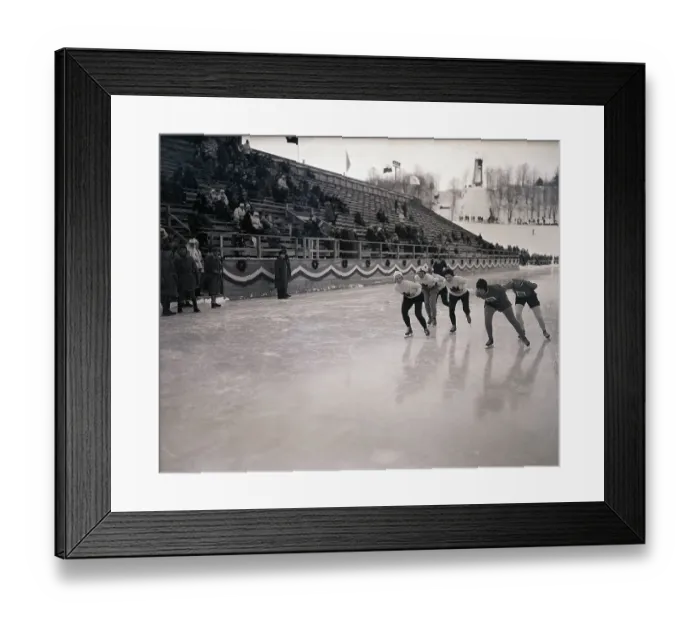 Framed Print : Women Speed Skating In Olympics Framed Print : Women Speed Skating In Olympics