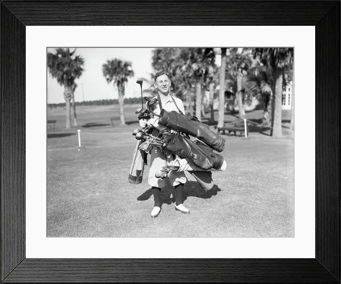 Framed Print : Rube Goldberg in Golf Tournament Framed Print : Rube Goldberg in Golf Tournament