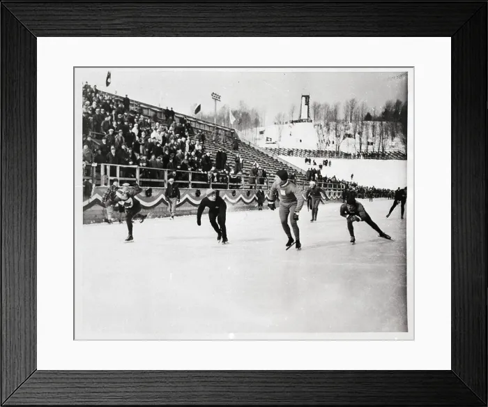 Framed Print : Olympic Speed Skating Finish Framed Print : Olympic Speed Skating Finish