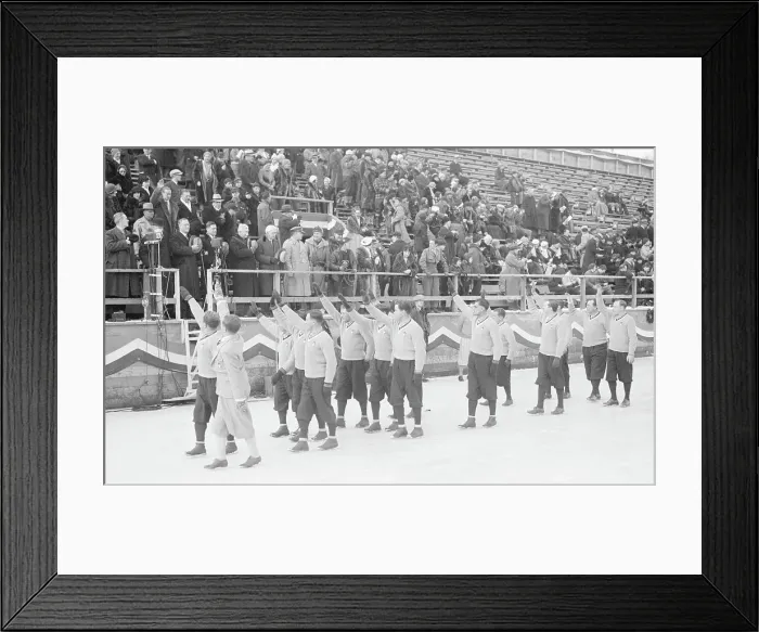 Framed Print : Italian Olympic Athletes Pass Governor's Box Framed Print : Italian Olympic Athletes Pass Governor's Box