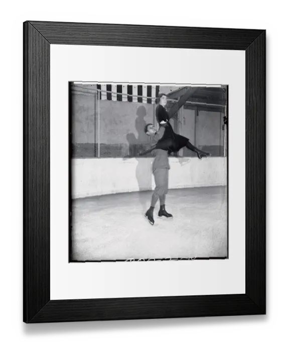Framed Print : Hungarian Olympic Figure Skating Team Practicing Framed Print : Hungarian Olympic Figure Skating Team Practicing