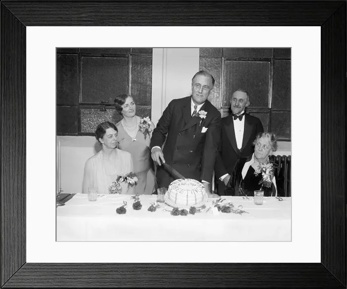 Framed Print : Franklin Roosevelt with Family and Friends Framed Print : Franklin Roosevelt with Family and Friends