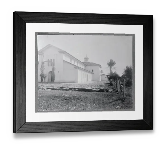 Framed Print : Conception Church in Santa Tecla