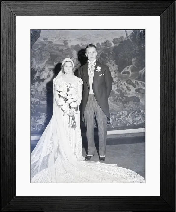 Framed Print : Eliott Roosevelt and Elizabeth Donner Wedding Framed Print : Eliott Roosevelt and Elizabeth Donner Wedding