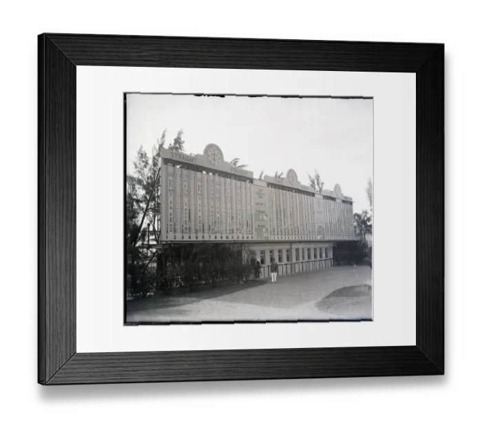 Framed Print : Large Hileah Park Betting Machine Framed Print : Large Hileah Park Betting Machine