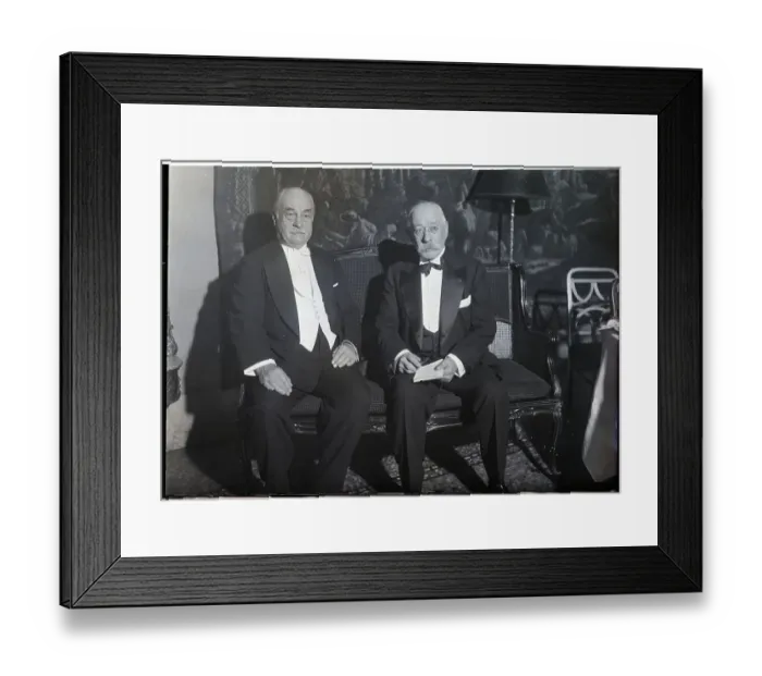 Framed Print : Nicholas Butler and George Wickersham and Dinner Framed Print : Nicholas Butler and George Wickersham and Dinner