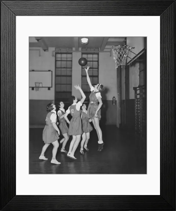 Framed Print : Women's Basketball Team Framed Print : Women's Basketball Team