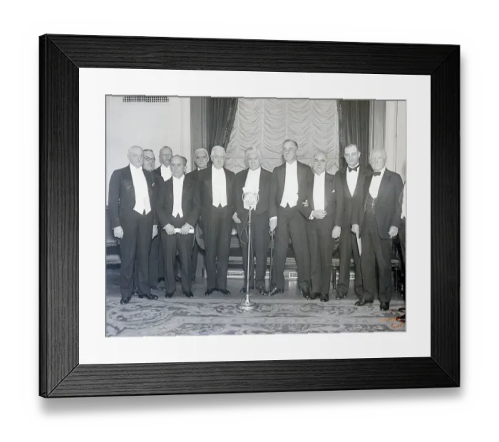 Framed Print : Victory Dinner for Democratic Party Framed Print : Victory Dinner for Democratic Party