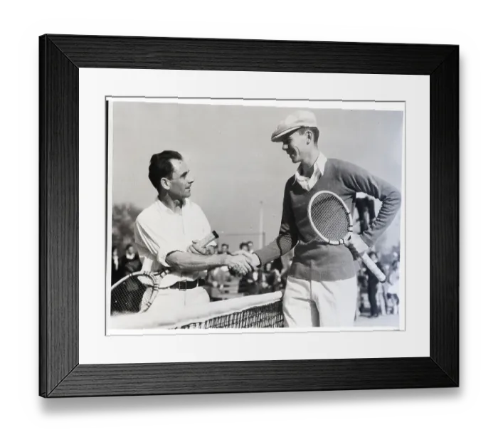 Framed Print : Ellsworth Vines After Tournament Win Framed Print : Ellsworth Vines After Tournament Win