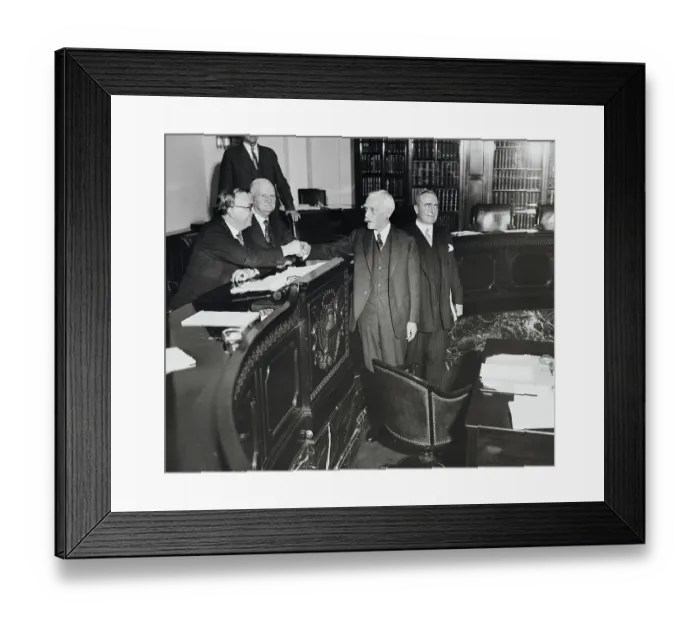 Framed Print : Andrew W. Mellon with Representatives