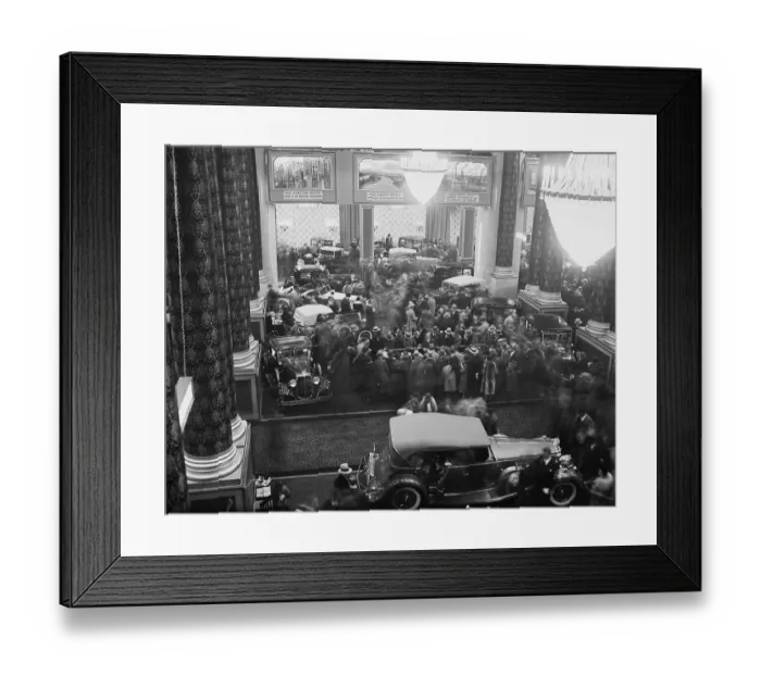 Framed Print : 1932 New York Auto Show Framed Print : 1932 New York Auto Show