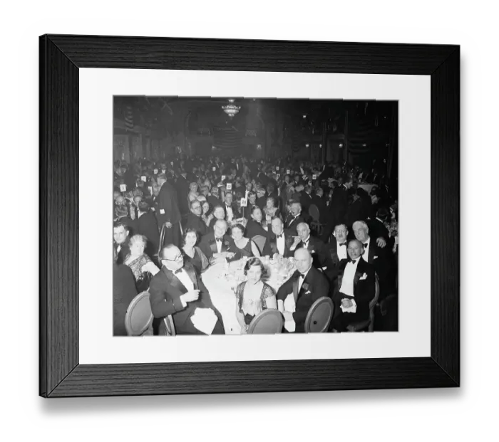 Framed Print : Crowd at Jackson Day Dinner Framed Print : Crowd at Jackson Day Dinner