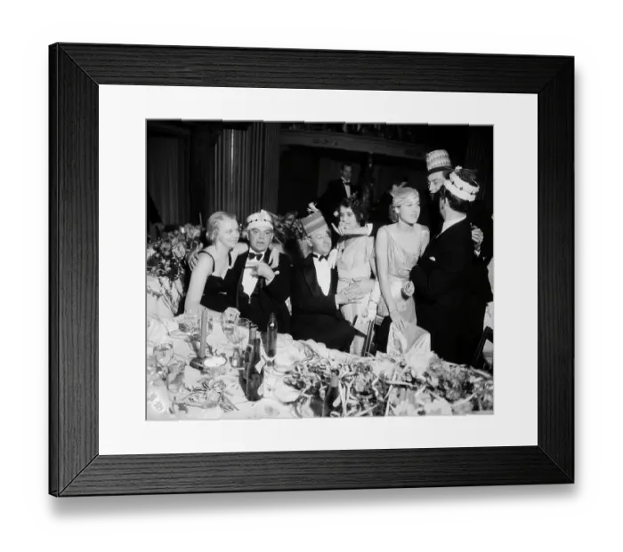 Framed Print : New Years Party at the Coconut Grove Framed Print : New Years Party at the Coconut Grove