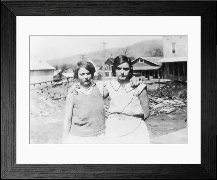 Framed Print : Victoria Price and Ruby Bates:Victims in the Scottsboro Case Framed Print : Victoria Price and Ruby Bates:Victims in the Scottsboro Case