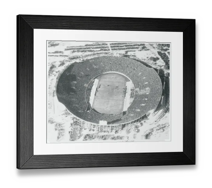 Framed Print : Aerial Shot of Crowded Stadium for Rose Bowl Game Framed Print : Aerial Shot of Crowded Stadium for Rose Bowl Game