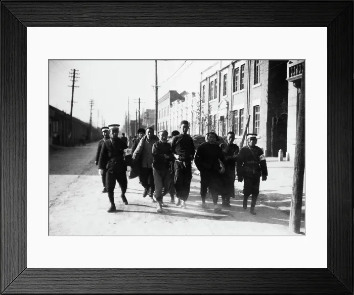 Framed Print : Chinese Police Arrest Plain Clothed Soldier Framed Print : Chinese Police Arrest Plain Clothed Soldier
