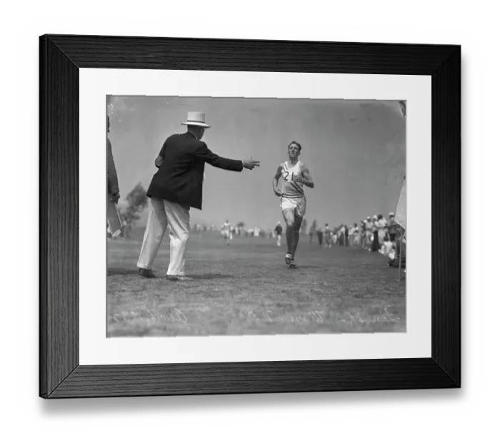 Framed Print : Pentathlon Racer Coming to Finish Line Framed Print : Pentathlon Racer Coming to Finish Line