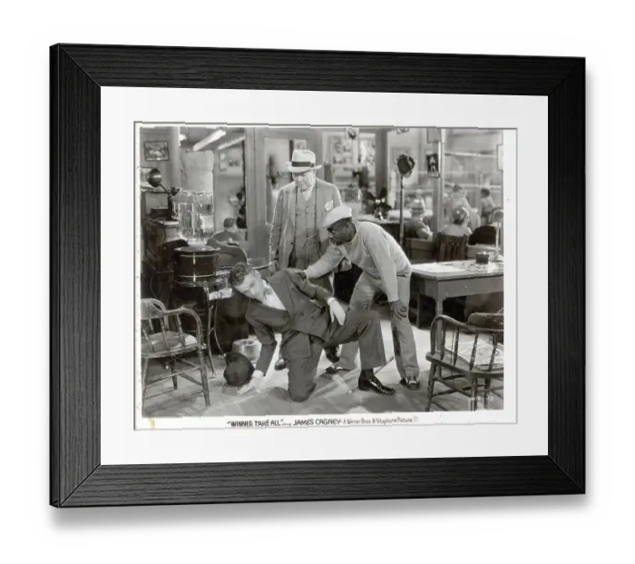 Framed Print : James Cagney in Winner Take All