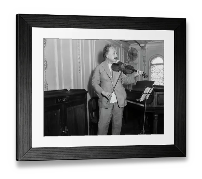 Framed Print : Albert Einstein Playing Violin Framed Print : Albert Einstein Playing Violin