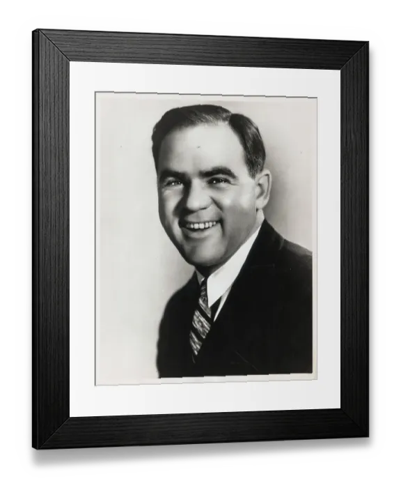 Framed Print : Portrait of Hal Roach a Comedy Producer Framed Print : Portrait of Hal Roach a Comedy Producer