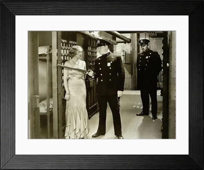 Framed Print : Spencer Tracy and Sally Eilers in a Movie Still from Disorderly Conduct Framed Print : Spencer Tracy and Sally Eilers in a Movie Still from Disorderly Conduct