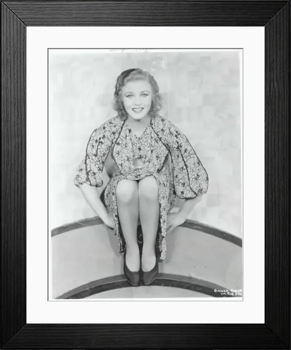 Framed Print : Portrait of Ginger Rogers Framed Print : Portrait of Ginger Rogers