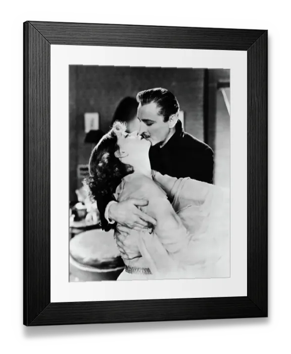 Framed Print : John Barrymore And Greta Garbo In Film Framed Print : John Barrymore And Greta Garbo In Film