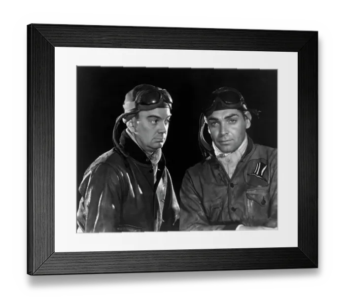 Framed Print : Clark Gable & Walace Berry In Movie Framed Print : Clark Gable & Walace Berry In Movie