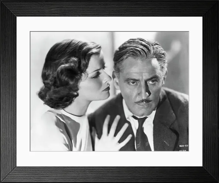 Framed Print : Katharine Hepburn and John Barrymore Framed Print : Katharine Hepburn and John Barrymore