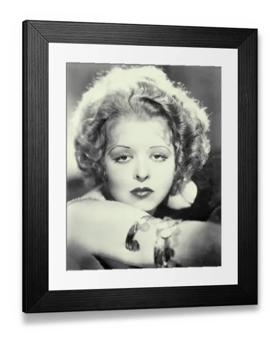 Framed Print : Actress Clara Bow Wearing Arm Braclets Framed Print : Actress Clara Bow Wearing Arm Braclets