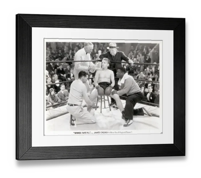 Framed Print : James Cagney in Winner Take All