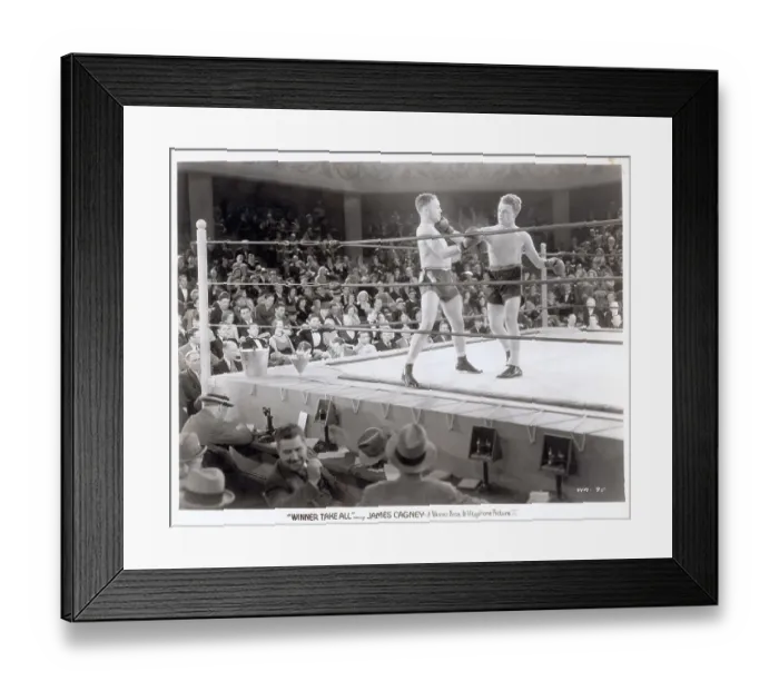 Framed Print : James Cagney as Boxer Framed Print : James Cagney as Boxer