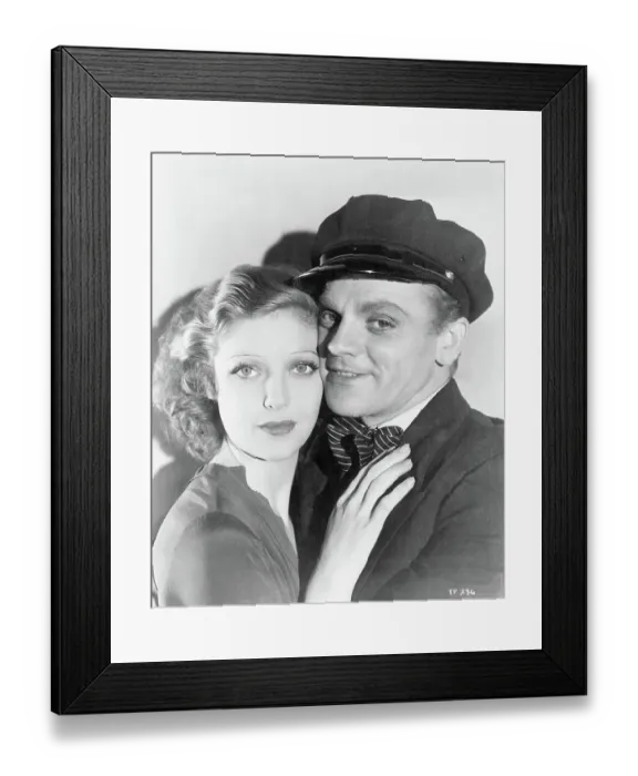 Framed Print : James Cagney and Loretta Young Framed Print : James Cagney and Loretta Young