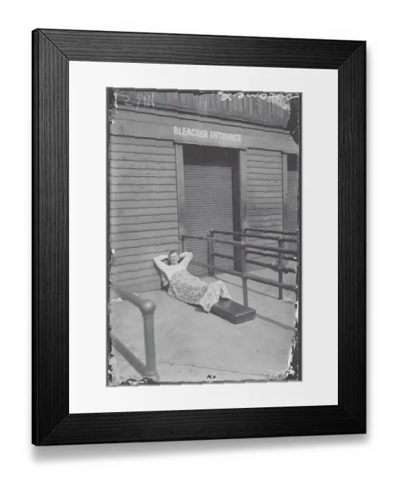 Framed Print : William Cunningham Reclining with Blanket Framed Print : William Cunningham Reclining with Blanket
