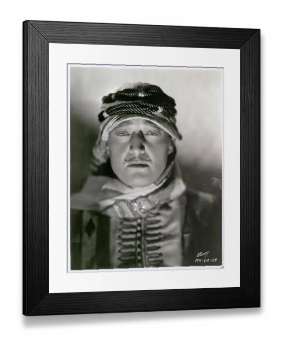 Framed Print : Edmund Love in Chandu, the Magician