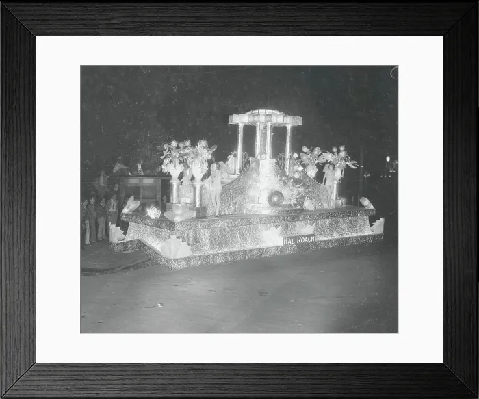 Framed Print : Electrical Float During Parade Framed Print : Electrical Float During Parade