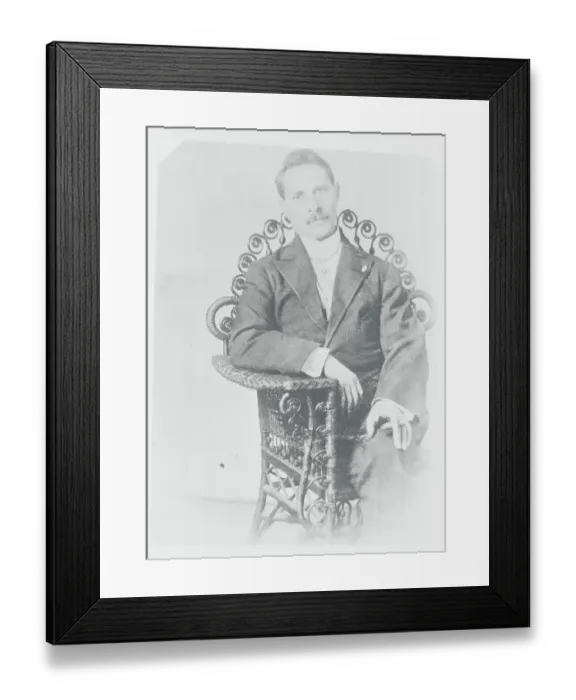Framed Print : Portrait of Samuel Marx Framed Print : Portrait of Samuel Marx