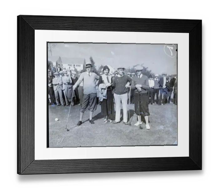Framed Print : MacDonald Smith Posing with Fellow Golfers Framed Print : MacDonald Smith Posing with Fellow Golfers