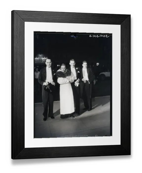 Framed Print : Actors Arrive At Opening Night Screening