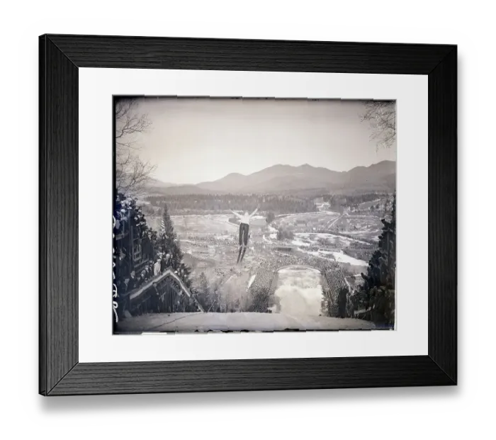 Framed Print : Ski Jumping at Olympic Hill Framed Print : Ski Jumping at Olympic Hill
