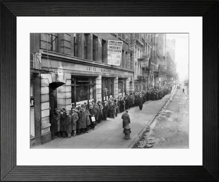Framed Print : Needy Citizens for Breadline on the Streets Framed Print : Needy Citizens for Breadline on the Streets