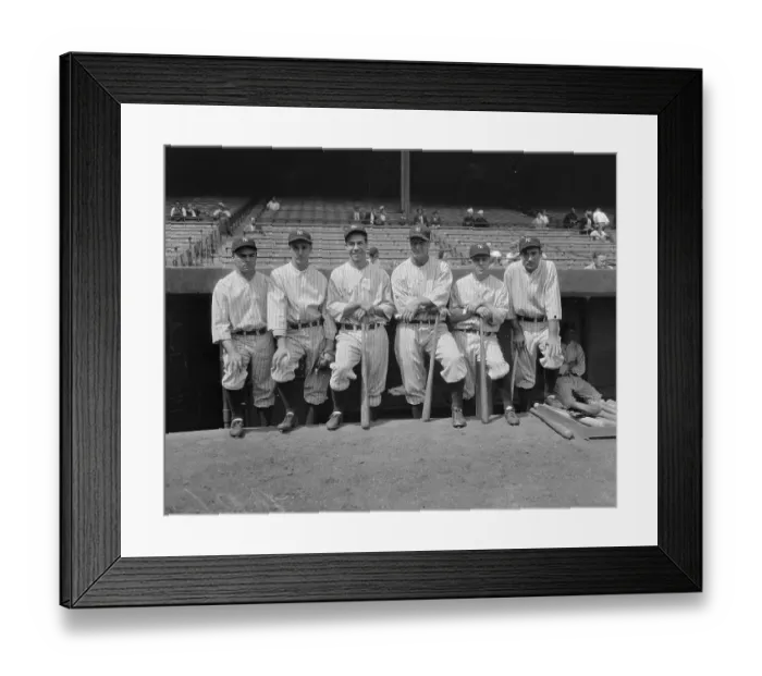 Framed Print : New York Yankees Baseball Stars Framed Print : New York Yankees Baseball Stars