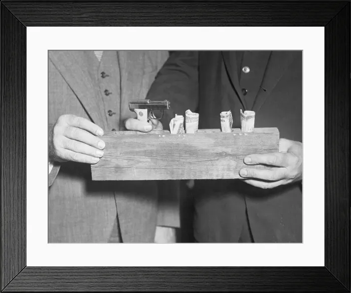 Framed Print : Evidence In The Lindbergh Kidnap Case Framed Print : Evidence In The Lindbergh Kidnap Case