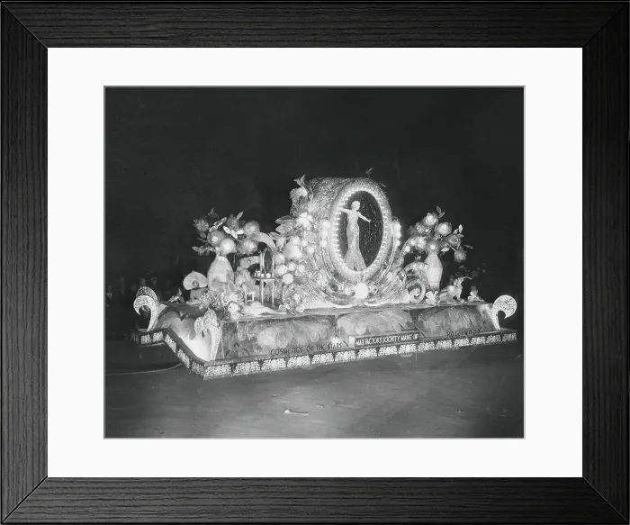 Framed Print : Electrical Float During Parade Framed Print : Electrical Float During Parade