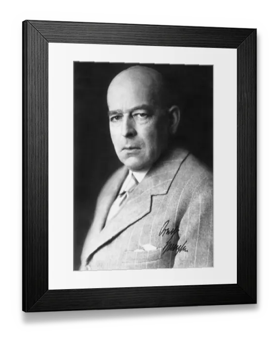 Framed Print : Educator Oswald Spengler in Serious Pose Framed Print : Educator Oswald Spengler in Serious Pose