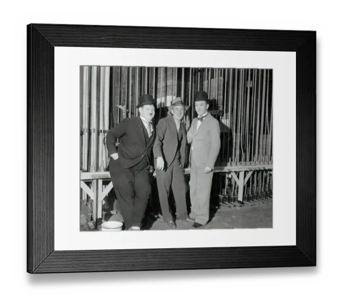 Framed Print : Laurel and Hardy with Jimmy Durante 1932 Framed Print : Laurel and Hardy with Jimmy Durante 1932