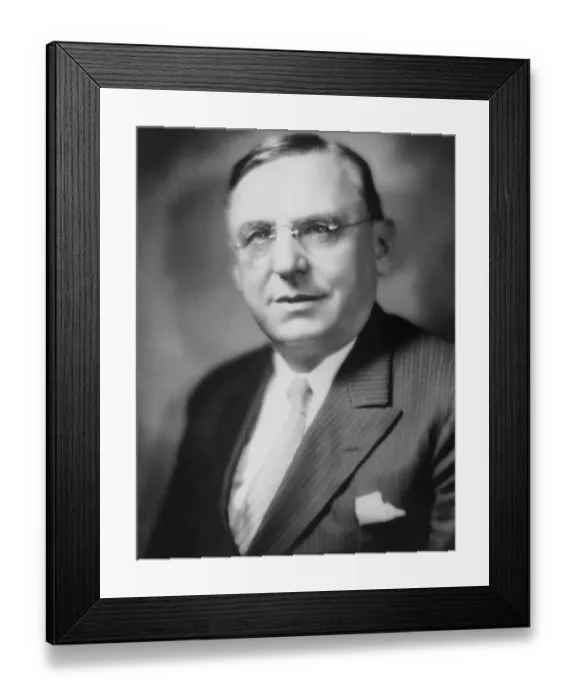 Framed Print : Chicago Mayor Anton J. Cermak Framed Print : Chicago Mayor Anton J. Cermak